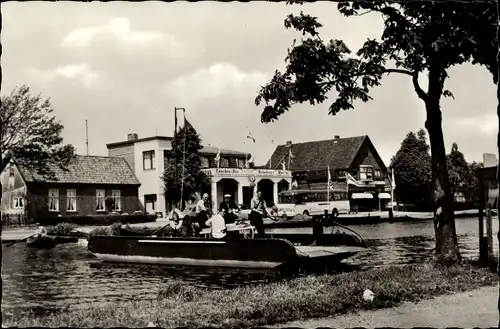 Ak Aalsmeer Nordholland Niederlande, Pontveer Aalsmeerderdijk Uiterweg