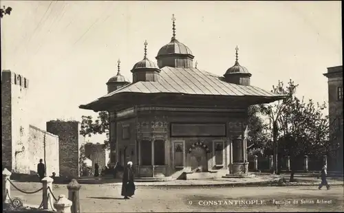 Ak Konstantinopel Istanbul Türkei, Fontaine du Sultan Achmet