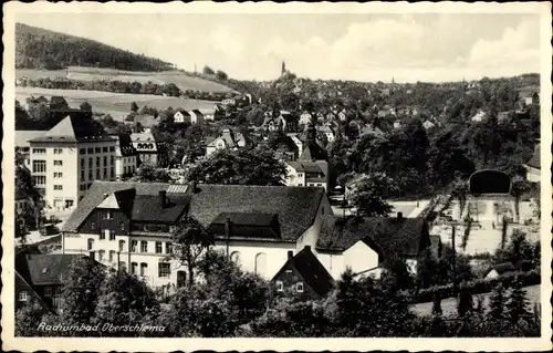 Ak Oberschlema Bad Schlema im Erzgebirge, Radiumbad, Panorama