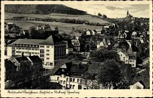 Ak Oberschlema Bad Schlema im Erzgebirge Sachsen, Radiumbad, Kurhotel, Schneeberg