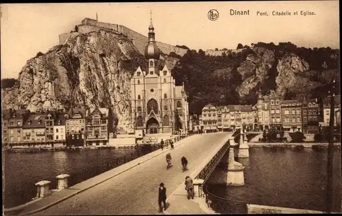 Ak Dinant Wallonien, Pont, Citadelle et Eglise