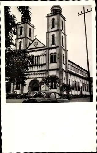 Ak Douala Duala Kamerun, La Cathedrale