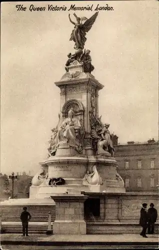 Ak London City England, The Queen Victoria Memorial