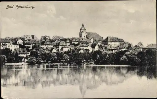 Ak Ronneburg in Thüringen, Totale