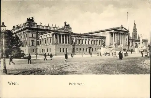 Ak Wien 1 Innere Stadt, Parlament