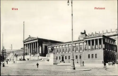 Ak Wien 1 Innere Stadt, Parlament
