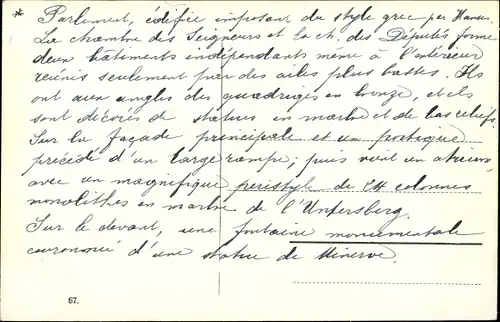 Ak Wien 1 Innere Stadt, Parlament