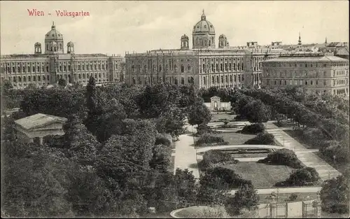 Ak Wien 1 Innere Stadt, Volksgarten