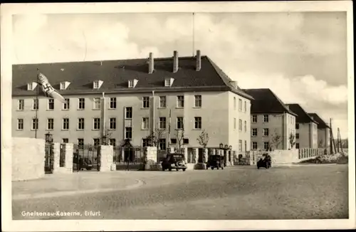 Ak Erfurt Thüringen, Seitenblick auf Gneisenau Kaserne