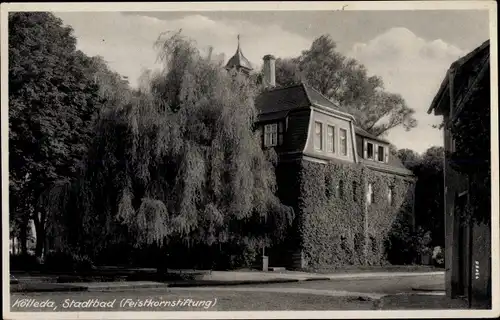 Ak Kölleda in Thüringen, Stadtbad, Feistkornstiftung