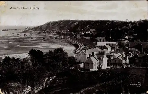 Ak Mumbles Wales, view from Quarry