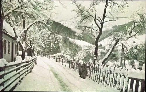 Ak Lilienfeld in Niederösterreich, Traisental, Winter, Wiener Voralpen