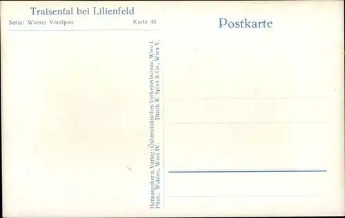 Ak Lilienfeld in Niederösterreich, Traisental, Winter, Wiener Voralpen