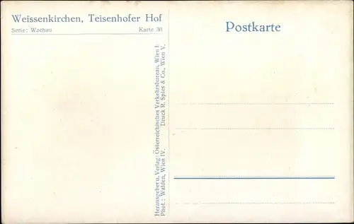 Ak Weißenkirchen in der Wachau Niederösterreich, Teisenhofer Hof