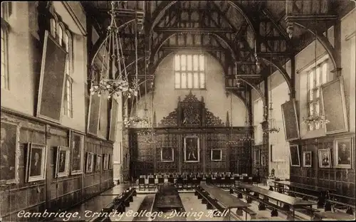 Ak Cambridge East England, Trinity College, Dining Hall