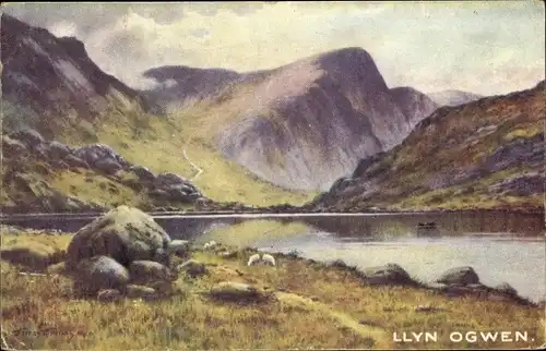 Künstler Ak Wales, Llyn Ogwen