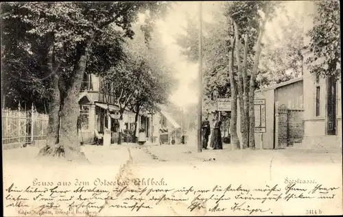 Ak Ostseebad Ahlbeck Heringsdorf auf Usedom, Seestraße