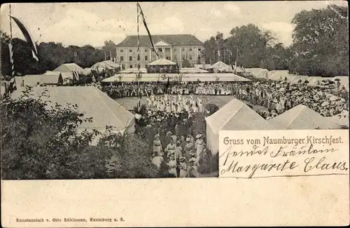 Ak Naumburg an der Saale, Naumburger Kirschfest