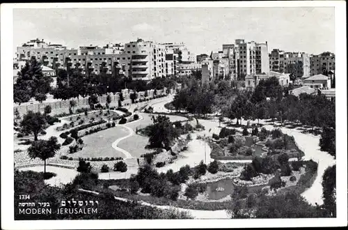 Ak Jerusalem Israel, Park, Stadt