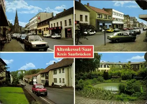 Ak Altenkessel Saarbrücken im Saarland, Straßenpartien, Park