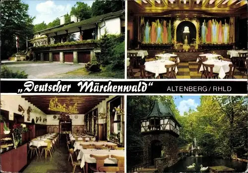 Ak Altenberg Odenthal Bergisches Land, Terrassen-Waldrestaurant Deutscher Märchenwald, Inh. H. Mayer