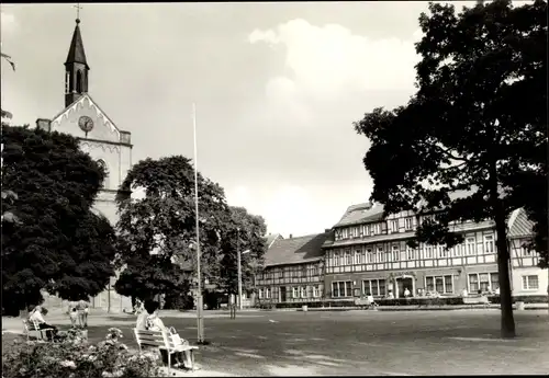 Ak Hasselfelde Oberharz am Brocken, Rathaus