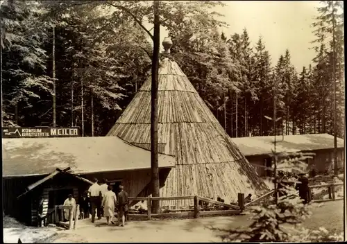 Ak Sosa Eibenstock im Erzgebirge, Konsum-Gaststätte Meiler