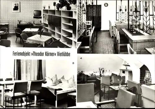 Ak Vietlübbe in Mecklenburg, Ferienobjekt Theodor Körner VEB Metallleichtbaukombinat Magdeburg Parey