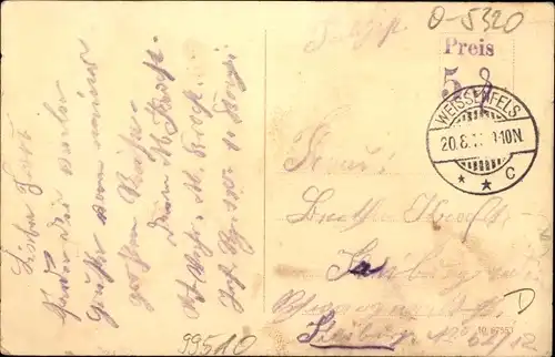 Ak Apolda in Thüringen, Post