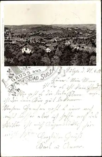 Litho Bad Sulza in Thüringen, Totale