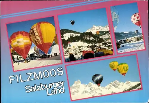 Ak Salzburg Österreich, Filzmoos Salzburger Land, Ballons