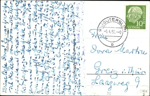 Ak Gütersloh in Westfalen, Am alten Kirchplatz