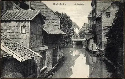 Ak Hildesheim in Niedersachsen, Klein Venedig