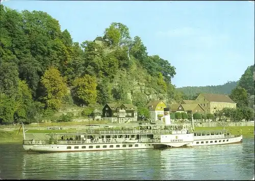 Ak Weiße Flotte Dresden, Salondampfer Leipzig