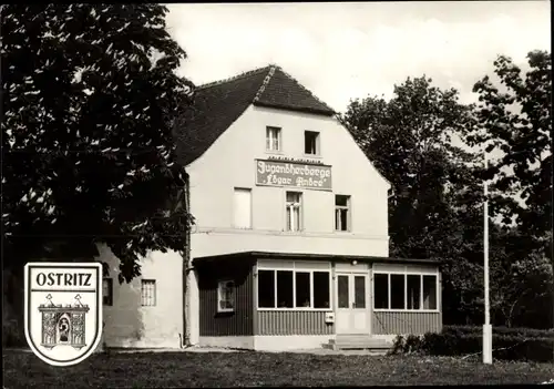 Wappen Ak Ostritz in der Oberlausitz, Jugendherberge Edgar André