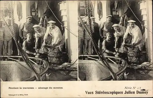 Stereo Ak Pendant la traversee, abatage du mouton