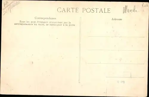 Ak Cherbourg Manche, Französisches Kriegsschiff, Cuirassé Saint Louis