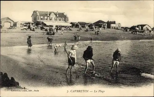 Ak Capbreton sur Mer Landes, La Plage