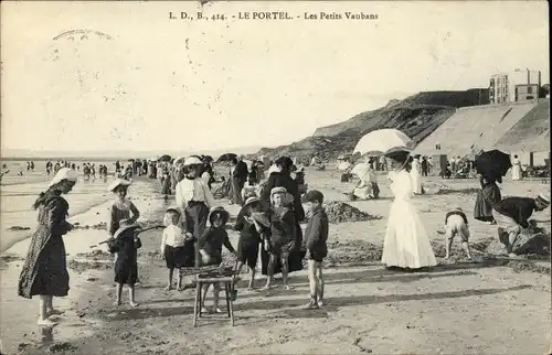 Ak Le Portel Pas de Calais, Les Petits Vaubans