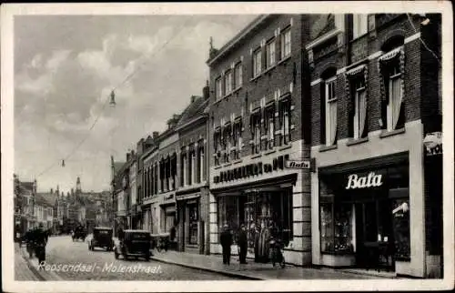 Ak Roosendaal Nordbrabant Niederlande, Molenstraat, Geschäft Bata