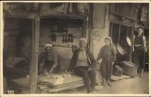 Foto Ak Unbekannter Ort, Händler