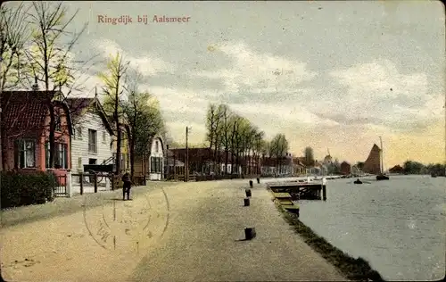 Ak Aalsmeer Nordholland Niederlande, Ringdijk