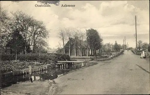 Ak Aalsmeer Nordholland Niederlande, Oosteinde