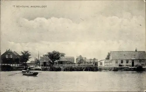 Ak Akersloot Nordholland Niederlande, 't Schouw