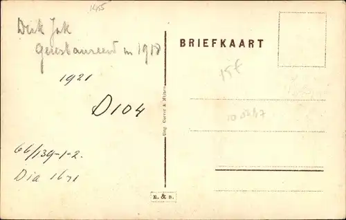 Ak Assendelft Nordholland Niederlande, Bij de Noorder Kerkbuurt