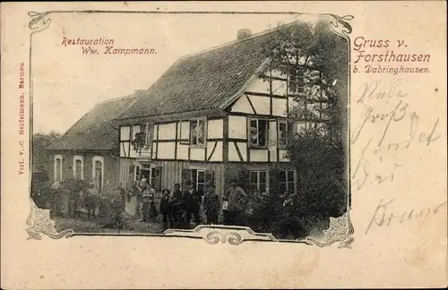 Ak Forsthausen Dabringhausen Wermelskirchen im Bergischen Land, Restauration Kampmann