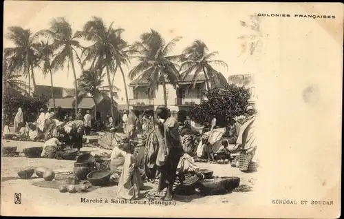 Ak Saint Louis Senegal, Marché