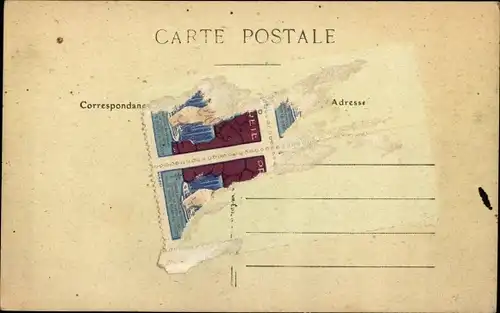 Ak Französisches Kriegsschiff, Le Cuirasse Patrie