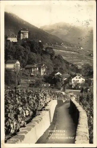 Ak Montreux Kanton Waadt Schweiz, Le Chatelard et les Rochers de Naye