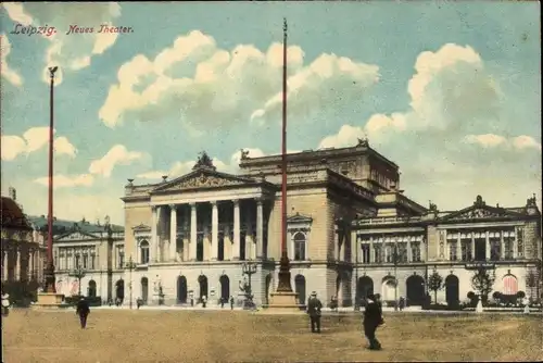 Ak Leipzig in Sachsen, Neues Theater